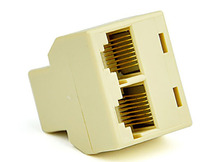 ADAPTADOR P/ CABO LAN DUPLO RJ-45