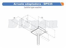 ARRUELA ADAPTADORA P/ PERFILADO - DP535 DISPAN