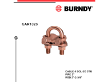 CONECTOR GAR 25-70MM 4-2/0AWG 2 IPS BURNDY GAR1826-DU