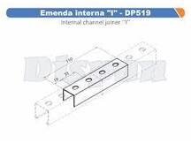 EMENDA INTERNA I P/ PERFILADO - DP519 DISPAN