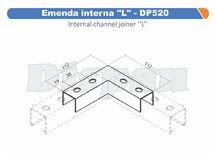 EMENDA INTERNA L P/ PERFILADO - DP520 DISPAN