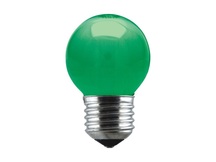 LAMPADA INCANDESCENTE BOLINHA VERDE E27 15WX127V TASCHIBRA