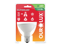 LÂMPADA PAR30 E27 SUPERLED 9W 3000K BIVOLT OUROLUX