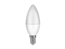 LAMPADA VELA LED LEITOSO 4W 3000K  E14