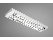 LUMINARIA  SOBREPOR  IP20 2X20W BRANCA C/ALETAS