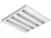 LUMINÁRIA EMBUTIR COMPLETA 4X14W ABALUX E-03TP