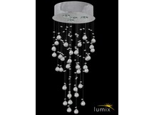 LUSTRE CRISTAL INOX CK0011-4 100CM