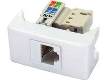 MÓDULO PARA REDE RJ45 PÉROLA BRANCO 1404-003 RADIAL / APOIO