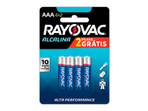 PILHA PEQUENA ALCALINA  AAA RAYOVAC  C/6 PCS