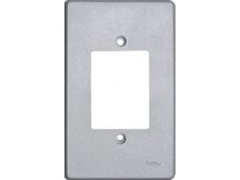 PLACA 4X2 P/ 3 TECLAS CINZA 1701-006 RADIAL / RASQUINI