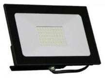 REFLETOR LED IP66 BIVOLT - PRETO  - 6500K - 100W