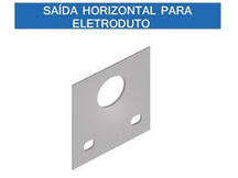 SAIDA HORIZONTAL P/ ELETRODUTO 1 P/ELETROCALHA 75MM ALTURA: 110 BD2051-3 BRASDUTO