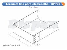 TERMINAL LISO P/ ELETROCALHA 200 X 100 - DP737 DISPAN