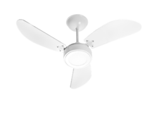 VENTILADOR DE TETO NEW LIGHT 3PAS LED BRANCO