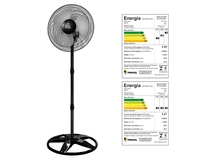 VENTILADOR LOREN SID COLUNA 60CM PRETO - BIVOLT