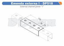 EMENDA EXTERNA I P/ PERFILADO - DP518 DISPAN