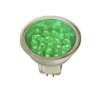 LAMPADA DICROICA DE LED 3K 127V VERDE