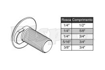 PARAFUSO CABECA  LENTILHA  AUTO - TRAVANTE 1/4 X 1/2 - DP613 DISPAN