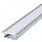 PERFIL EMBUTIR P/FITA LED 24,5MMX17MMX07MMX2MT BRANCO