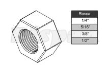 PORCA SEXTAVADA 1/4 - DP618