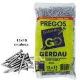 PREGO 13X15 GERDAU C/ 1KG