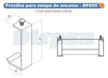 PRESILHA P/ TAMPA DE ENCAIXE P/ LEITO - DP855 DISPAN