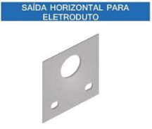 SAIDA HORIZONTAL P/ ELETRODUTO 1 P/ELETROCALHA 75MM ALTURA: 110 BD2051-3 BRASDUTO