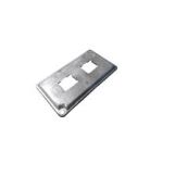 TAMPA P/ CONDULETE 2RJ45  3/4 ALUMIL