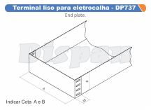 TERMINAL LISO P/ ELETROCALHA 200 X 100 - DP737 DISPAN